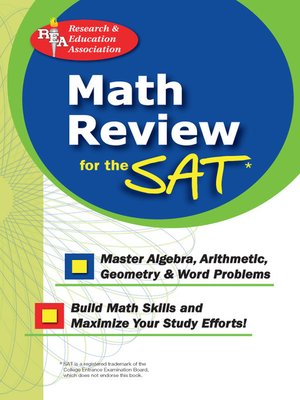 cover image of Math Review for the SAT